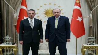 Cumhurbaşkanı Erdoğan, Fenerbahçe Spor Kulübü Başkanı Koçu kabul etti