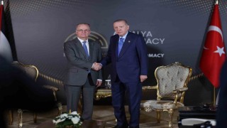 Cumhurbaşkanı Erdoğan, Filistin Başbakanı ve Dışişleri ve Yurtdışında Yaşayan Filistinliler Bakanı Mustafayı kabul etti