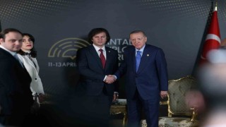 Cumhurbaşkanı Erdoğan, Gürcistan Başbakanı Kobakhidzeyi kabul etti