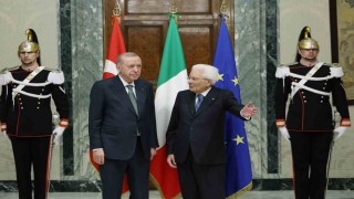 Cumhurbaşkanı Erdoğan, İtalya Cumhurbaşkanı Mattarella ile görüştü
