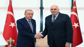 Cumhurbaşkanı Erdoğan, İtalya Savunma Bakanı Crosettoyu kabul etti