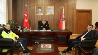 Daire Başkanı Tolga Çemrek, Müdür Uzman ile bir araya geldi