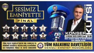 Denizli Emniyet Müdürlüğünün ses yarışmasında final heyecanı