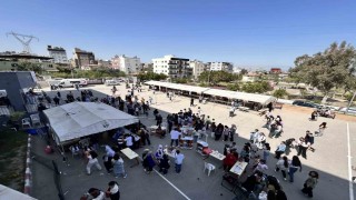 Depremzede öğrenciler bahar şenliğinde eğlendi