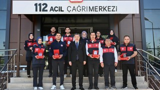 Dereceye Giren Acil Çağrı Merkezi Personellerine Ödül