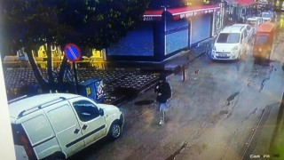 Devrilen çam ağacının altında kalmaktan kıl payı kurtuldular