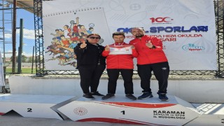 DOSD Meram Spor Kulübünün özel sporcusu Uysal Türkiye şampiyonu oldu