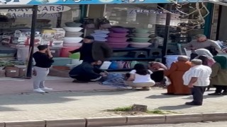 Elazığda cam silen kadın 1. kattan düşerek yaralandı