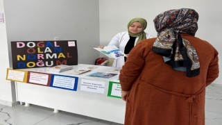 Elazığda doğal olan normal doğum etkinliği