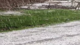 Elazığda dolu yağışı etkili oldu