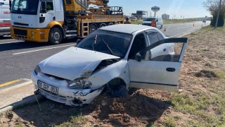 Elazığda tır ile otomobil çarpıştı: 1 yaralı