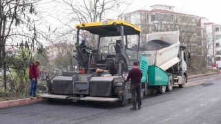 Elazığda yol yapım çalışmaları sürüyor