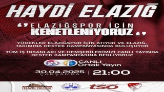 Elazığspor için destek kampanyası düzenlenecek