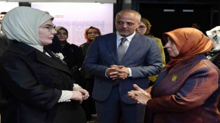 Emine Erdoğan Saklı Kalanlar sergisinin açılışını yaptı
