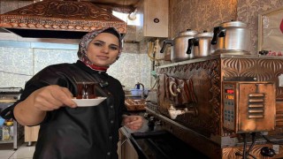 Erkeklerin egemen olduğu çay ocağı sektörüne Tokatta kadın girişimci dokunuşu