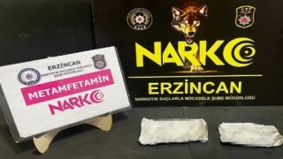 Erzincanda bir miktar uyuşturucu madde ele geçirildi