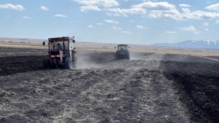 Erzincanda çiftçiler mesaiye başladı