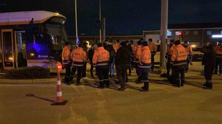Eskişehirde kamyon tramvaya çarptı: Seferler aksadı