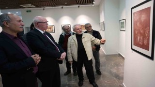 Fatih Mikanın Benim Adım Gravür sergisi sanatseverlerle buluştu