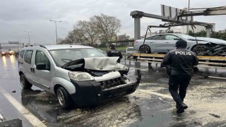 Fatihte zincirleme trafik kazası: 1 yaralı