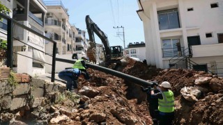 Fethiye Taşyakada kanalizasyon hatları yenileniyor
