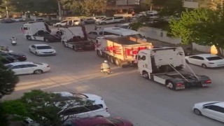 Gaziantepte düğün konvoyu oluşturarak gürültü çıkaran 5 tıra para cezası