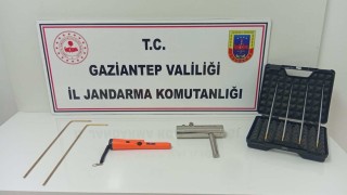 Gaziantepte kaçak kazı yapan 4 şahıs suçüstü yakalandı