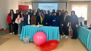 Gebe okullarında görevli sağlık çalışanlarına Doğuma Hazırlık Eğitimi düzenlendi