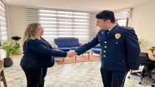 Germencik Kaymakamı Doğru, İlçe Emniyet Müdürü Haykırer ve teşkilat mensuplarını ağırladı