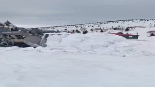 Giresunda yayla yollarında karla mücadele devam ediyor