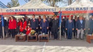 Gölbaşında 23 Nisan kutlandı