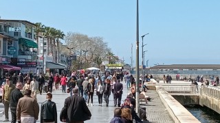 Güneşi gören Mudanya Sahiline koştu