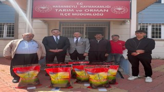 Hasanbeyli İlçesi’nde Çiftçilere %75 Hibeli Tohum Desteği Verildi