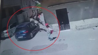Hataydaki feci kazada ölümden kıl payı kurtulan küçük kızın o anları kamerada