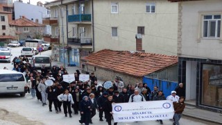 Hisarcıkta Sağlık İçin Hep Birlikte Yürüyoruz etkinliği