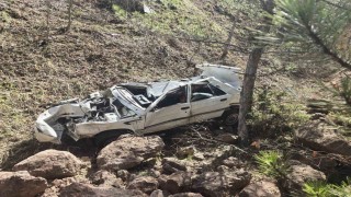 Hisarcıkta trafik kazası: 1 yaralı