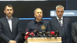 İçişleri Bakanı Ali Yerlikaya : Son 12 saatlik dilimde 4ün üzerinde herhangi bir artçı sarsıntı meydana gelmedi