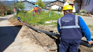 İki mahallenin 4 bin metrelik içme suyu hattı için çalışmalar devam ediyor