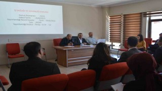 İl Sağlık Müdürlüğünde iş sağlığı ve güvenliği toplantısı yapıldı
