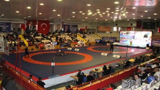İşitme Engelliler Güreş Türkiye Şampiyonasının açılış seremonisi yapıldı