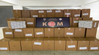 Ispartada 1 milyon adet kaçak makaron ele geçirildi