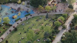 İstanbullular deprem sonrası parklara akın etti