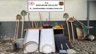 Jandarmadan kaçak kazı operasyonu