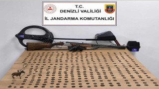 Jandarmanın operasyonunda Roma dönemine ait tarihi eserler ele geçirildi