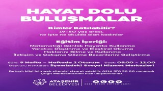 Kadınlara yönelik Hayat Dolu Buluşmalar başlıyor