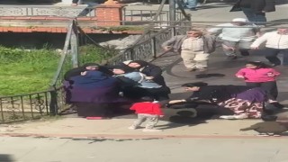 Kadınların kavgasını erkekler ayırdı