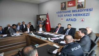 Kağıthanede Afet Koordinasyon Toplantısı gerçekleşti