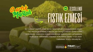Kahramanmaraşın Maraş Fıstık Ezmesi coğrafi işaretle tescillendi