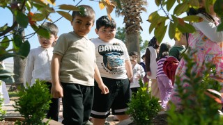 Kahramanmaraş’ta Minikler Serada Doğayla Buluştu