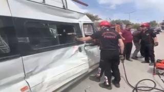 Kahramanmaraşta trafik kazası: 6 yaralı